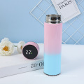 Gradient Thermos Water Bottle with LED Temperature Display Double Walled Vacuum Insulated Stainless Steel Smart Water Bottle